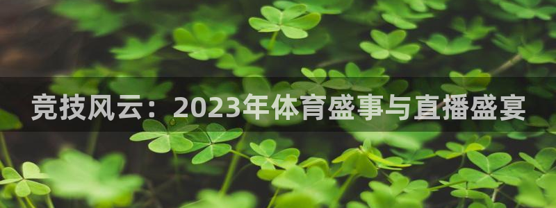 nba直播玩球直播：竞技风云：2023年体育盛事与直播盛宴